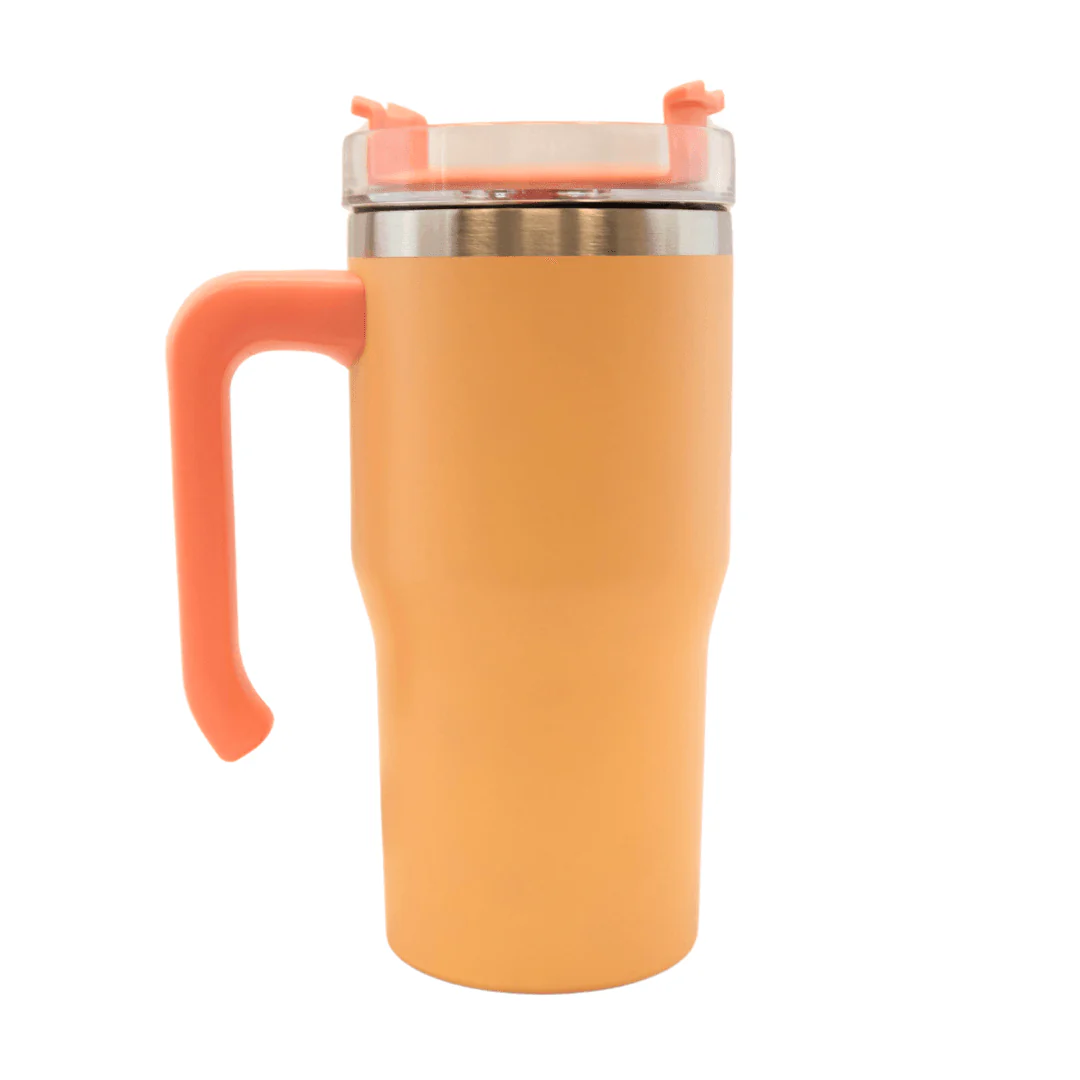 20 oz Matte Color Sublimation Tumbler with Handgrip - Image 3