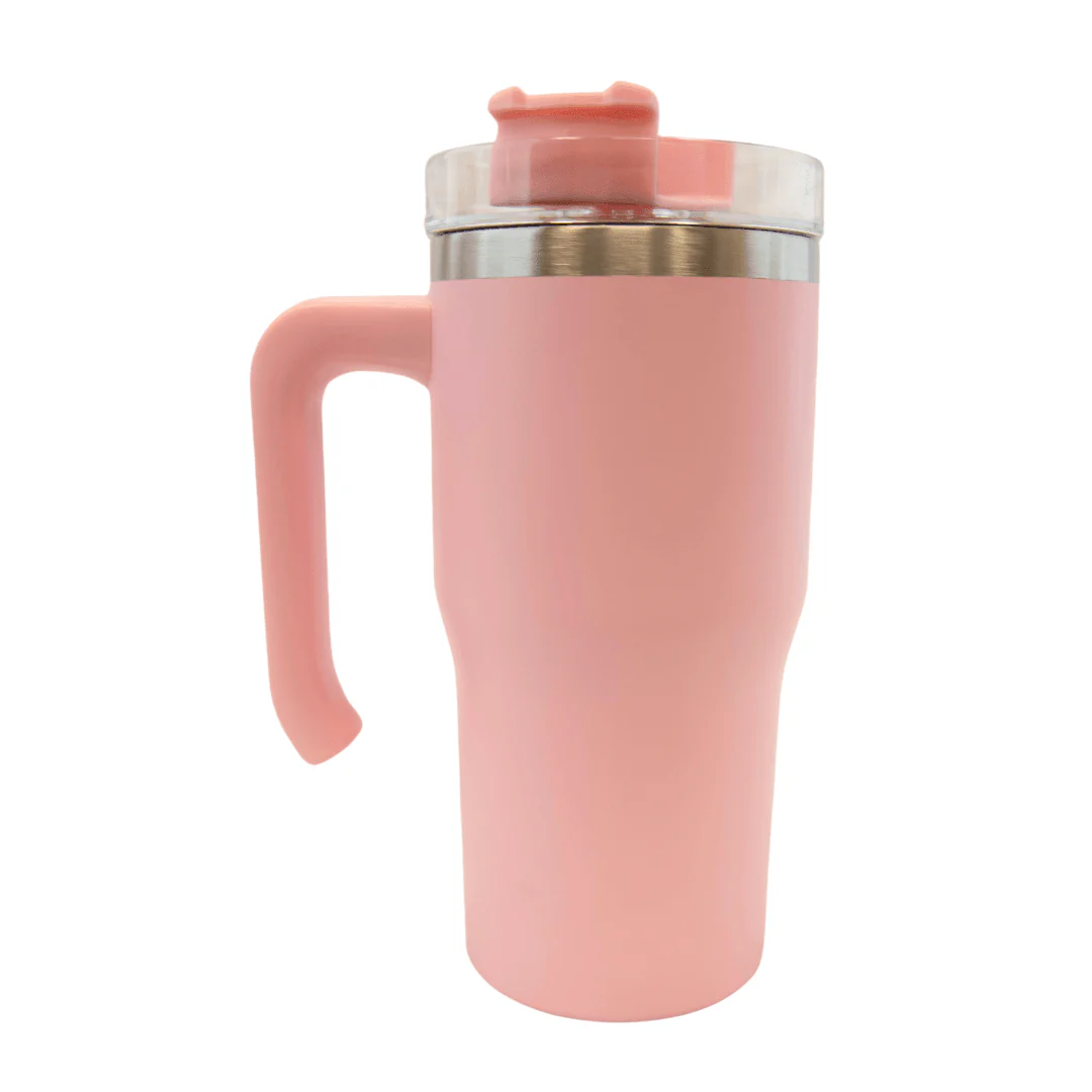 20 oz Matte Color Sublimation Tumbler with Handgrip - Image 5