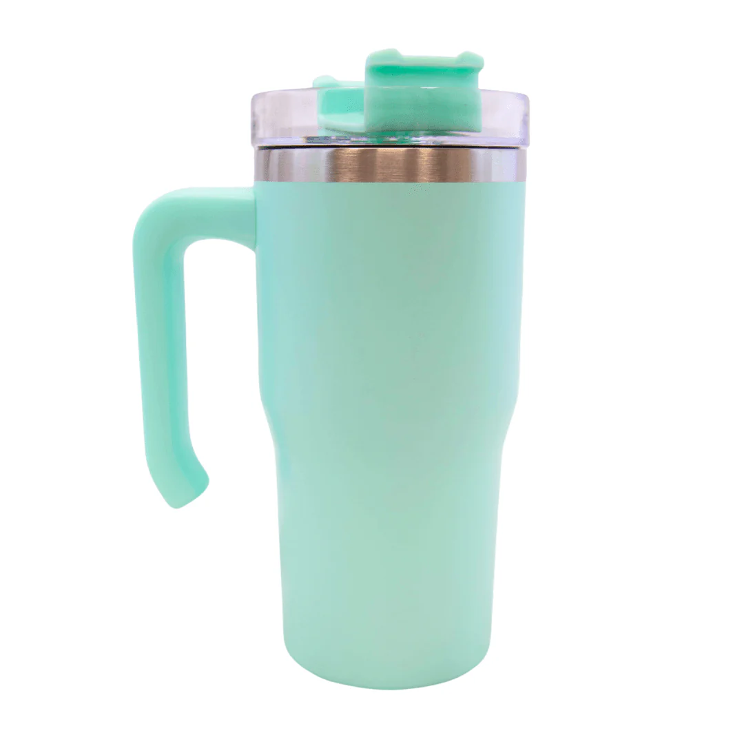 20 oz Matte Color Sublimation Tumbler with Handgrip - Image 7