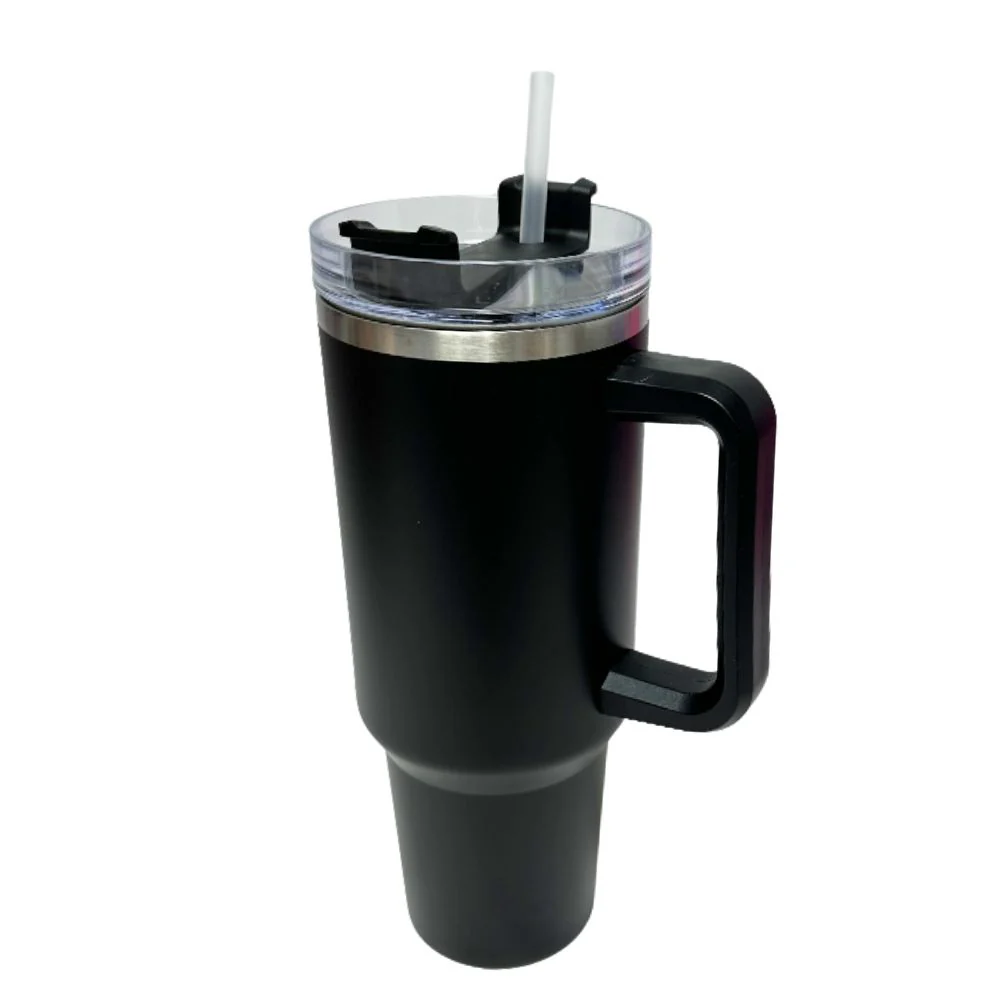 40 oz Laser Etch Tumbler with Handle - Image 3