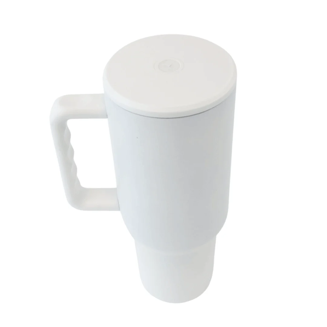 40 oz Sublimation or Laser Etch Trek Simple Modern Style Tumbler with Color Lid *NEW STYLE* - Image 3