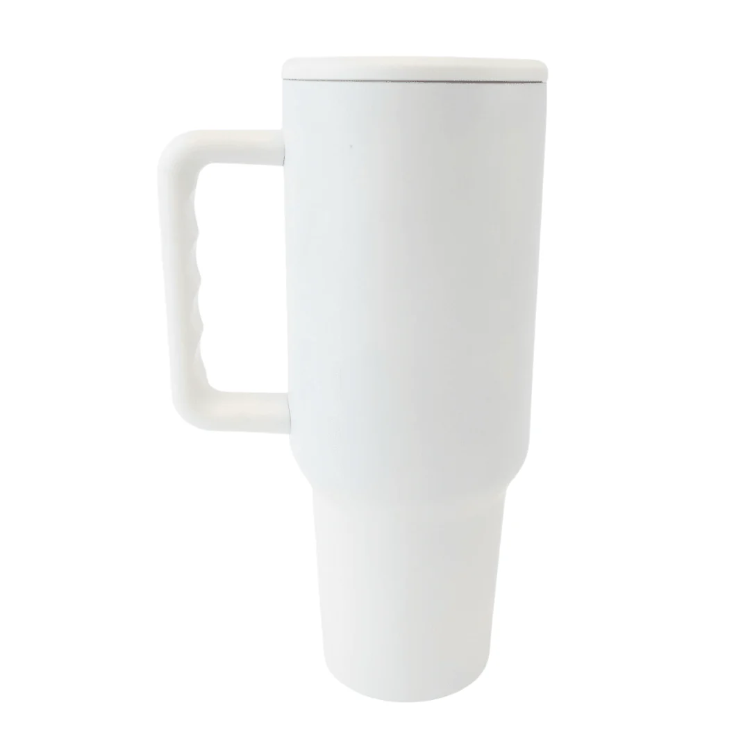 40 oz Sublimation or Laser Etch Trek Simple Modern Style Tumbler with Color Lid *NEW STYLE* - Image 4