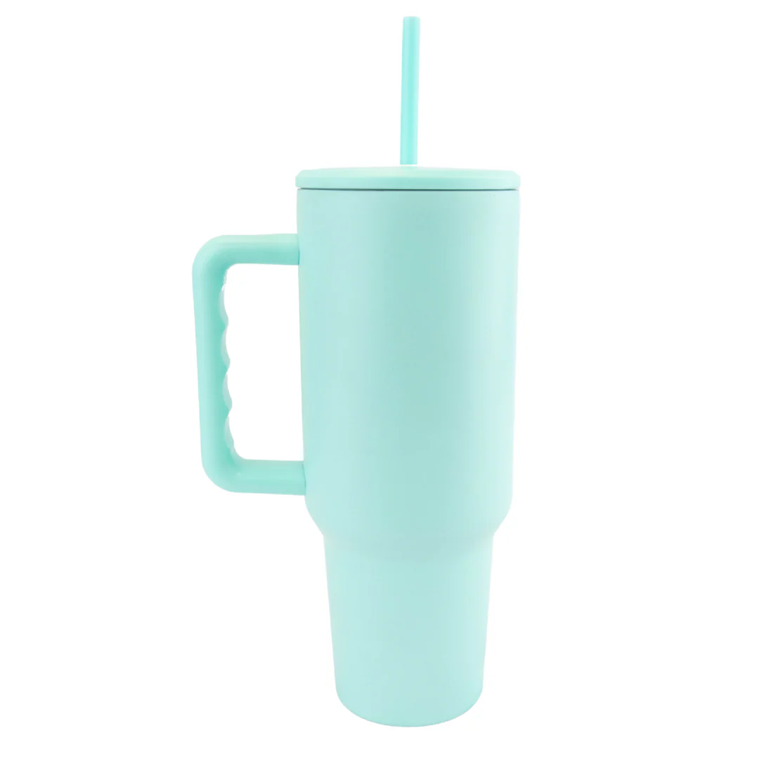 40 oz Sublimation or Laser Etch Trek Simple Modern Style Tumbler with Color Lid *NEW STYLE* - Image 5