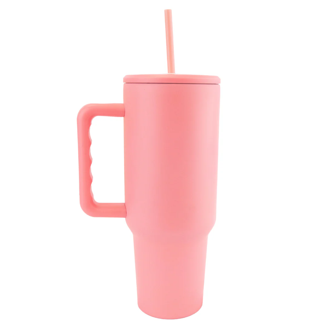 40 oz Sublimation or Laser Etch Trek Simple Modern Style Tumbler with Color Lid *NEW STYLE* - Image 6
