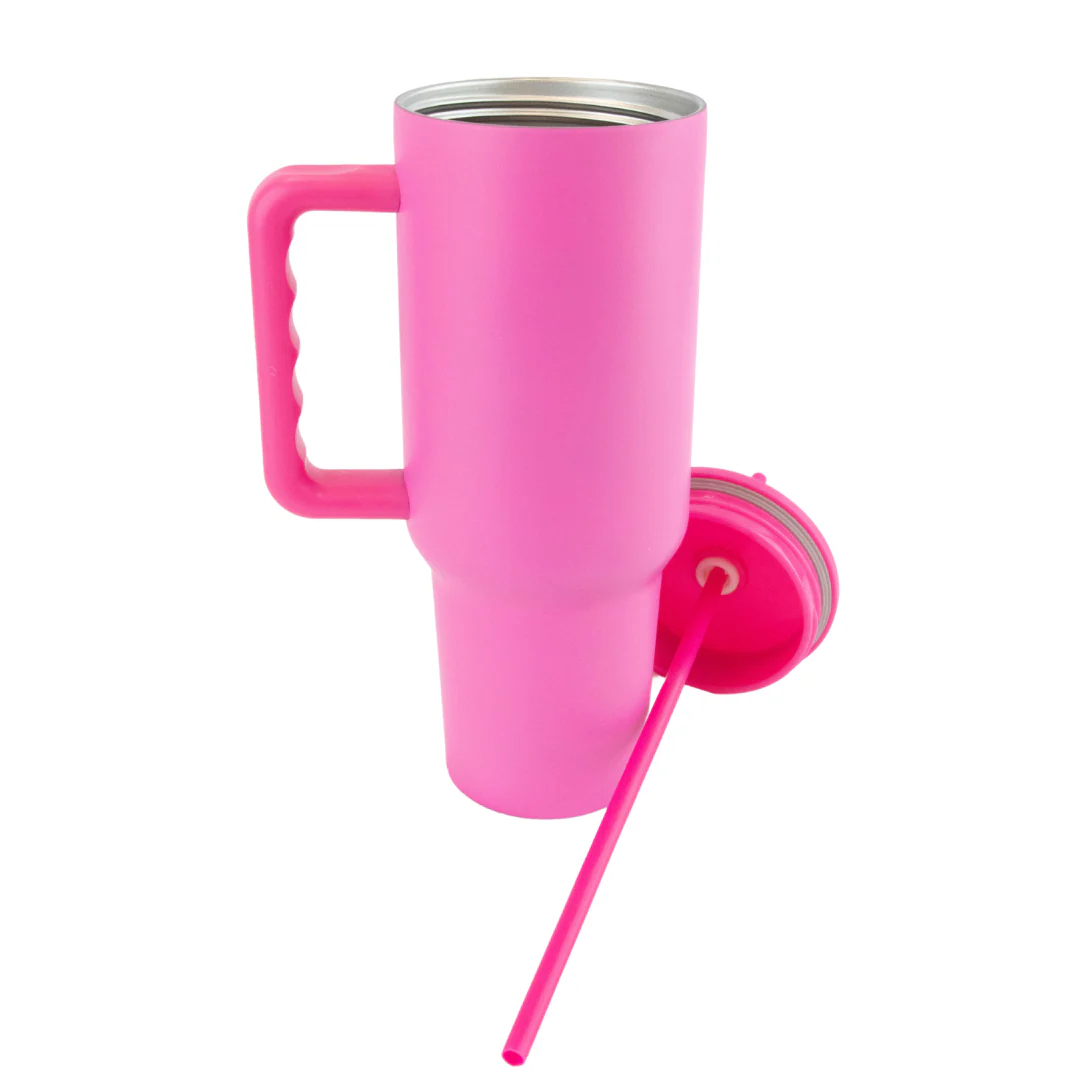 40 oz Sublimation or Laser Etch Trek Simple Modern Style Tumbler with Color Lid *NEW STYLE* - Image 8