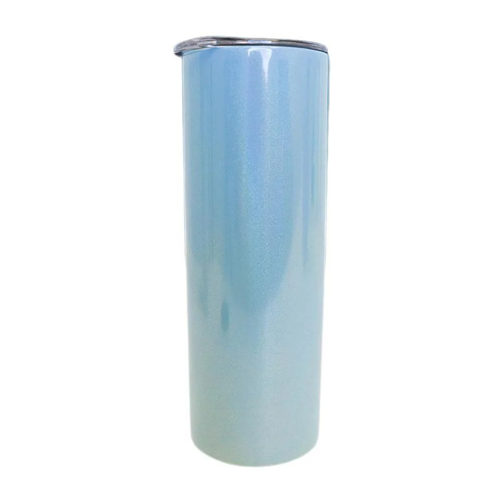 30oz Sublimation or Laser Etch Kupresso Straight Rainbow Halo Holographic Glitter Tumbler Assortment - Image 3