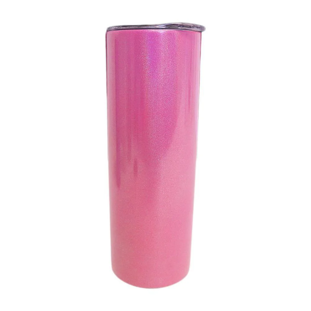 30oz Sublimation or Laser Etch Kupresso Straight Rainbow Halo Holographic Glitter Tumbler Assortment - Image 4