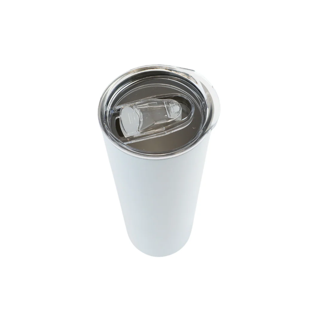 20 oz Sublimation Matte White Straight Tumbler - Image 2