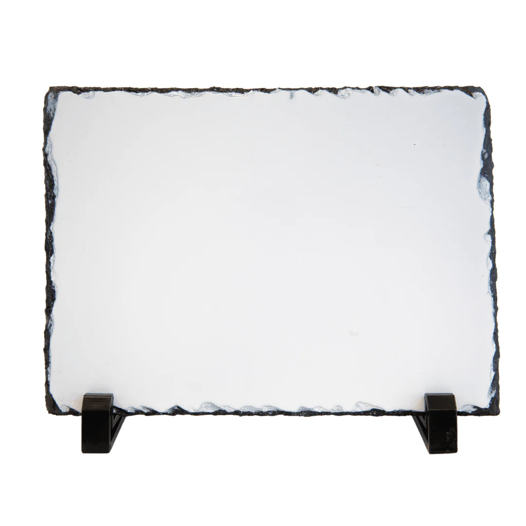 Sublimation Rectangle Photo Slate Tile With Stand
