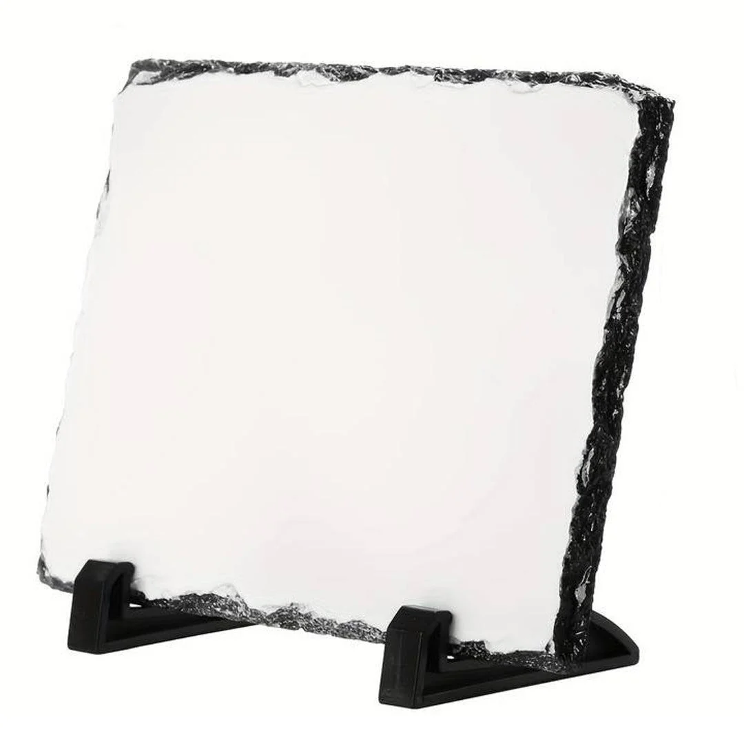 Sublimation Rectangle Photo Slate Tile With Stand - Image 5
