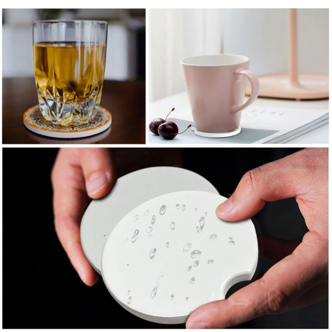 Sublimation 3in Ceramic Car Coaster - Image 5