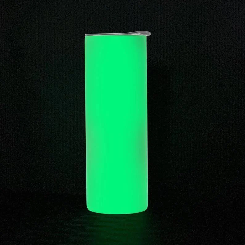 20oz Sublimation or Laser Etch Blank Tumbler GLOW in the Dark - Image 3