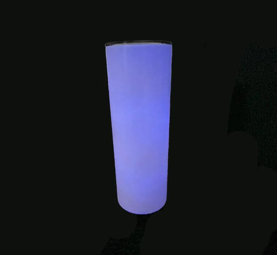 20oz Sublimation or Laser Etch Blank Tumbler GLOW in the Dark - Image 4