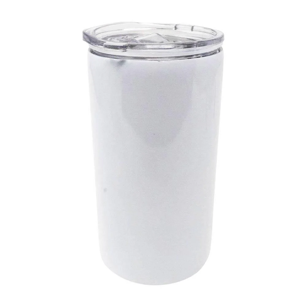 12 oz Sublimation Blank Tumbler Sippy Cup White with Dual Lids- Handle Lid & Sliding Lid - Image 7