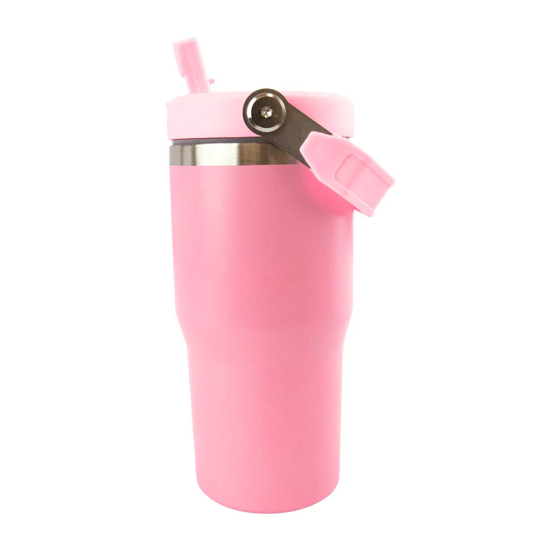 30 oz Sublimation Tumbler with Flip Lid & Handle (ONLINE ONLY) - Image 3